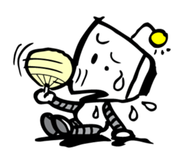 Robot workman sticker #12872593