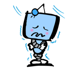 Robot workman sticker #12872594