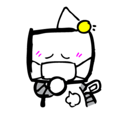Robot workman sticker #12872595