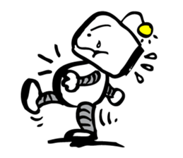Robot workman sticker #12872597