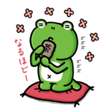 FROG MAN'S ANSWERING STICKER sticker #12872879