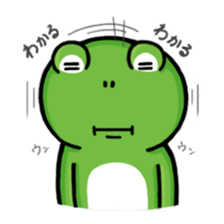 FROG MAN'S ANSWERING STICKER sticker #12872882