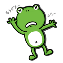 FROG MAN'S ANSWERING STICKER sticker #12872901