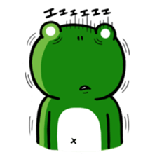 FROG MAN'S ANSWERING STICKER sticker #12872906