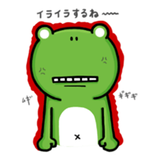 FROG MAN'S ANSWERING STICKER sticker #12872915