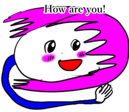 Many hair girl(mild) sticker #12873582