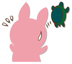 The black rabbit 3 sticker #12873829