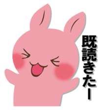 The black rabbit 3 sticker #12873838