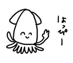 WAKU-WAKU IKA-kun Stickers sticker #12874348