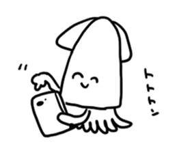 WAKU-WAKU IKA-kun Stickers sticker #12874360