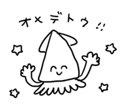 WAKU-WAKU IKA-kun Stickers sticker #12874379