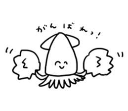 WAKU-WAKU IKA-kun Stickers sticker #12874380