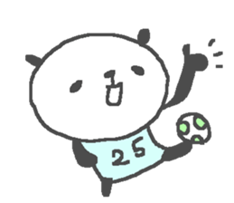 futsal panda stickers! sticker #12874497