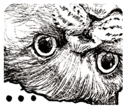 Drawing a merci cat sticker #12875013