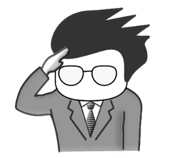 Annoying office worker 1 sticker #12875063