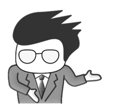 Annoying office worker 1 sticker #12875066