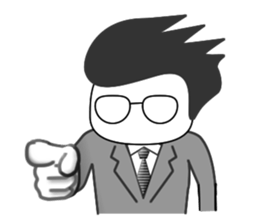 Annoying office worker 1 sticker #12875067