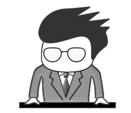 Annoying office worker 1 sticker #12875070