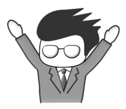 Annoying office worker 1 sticker #12875075