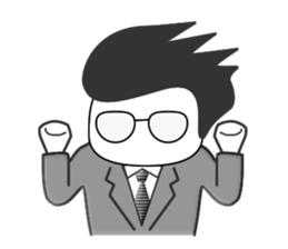 Annoying office worker 1 sticker #12875076