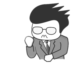 Annoying office worker 1 sticker #12875077