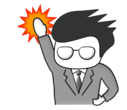 Annoying office worker 1 sticker #12875080