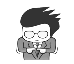 Annoying office worker 1 sticker #12875082