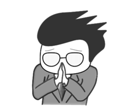 Annoying office worker 1 sticker #12875083