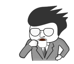 Annoying office worker 1 sticker #12875087