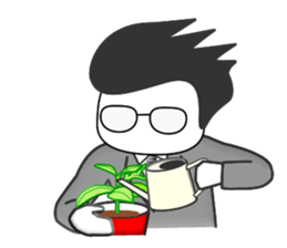 Annoying office worker 1 sticker #12875089