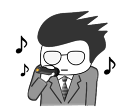 Annoying office worker 1 sticker #12875091