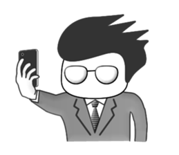 Annoying office worker 1 sticker #12875095