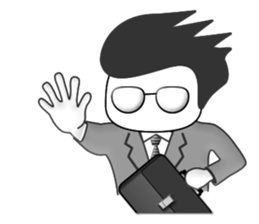 Annoying office worker 1 sticker #12875097