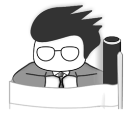 Annoying office worker 1 sticker #12875101