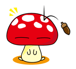 poisonous toadstools sticker #12875518
