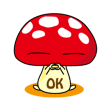 poisonous toadstools sticker #12875522