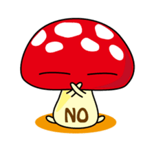 poisonous toadstools sticker #12875523