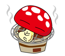 poisonous toadstools sticker #12875528