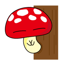 poisonous toadstools sticker #12875530