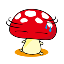 poisonous toadstools sticker #12875535