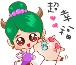 Just 4 funny - Affectionate -1 sticker #12876092