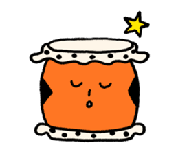 DONCHAN Taiko(japanese drum) sticker #12876167