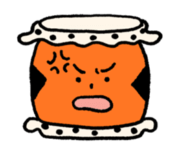 DONCHAN Taiko(japanese drum) sticker #12876179
