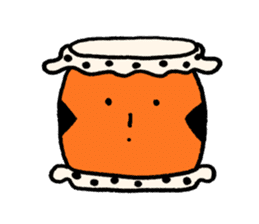 DONCHAN Taiko(japanese drum) sticker #12876189