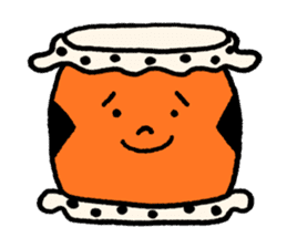 DONCHAN Taiko(japanese drum) sticker #12876191