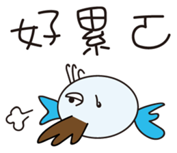 Blue-footed birds sticker #12877227