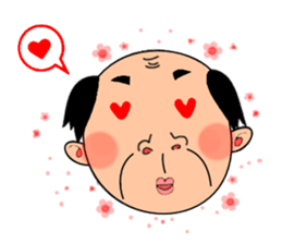 single-word old man sticker #12877623