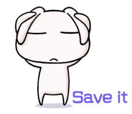 bird! plane! no, It's SuperRabbit! sticker #12878218