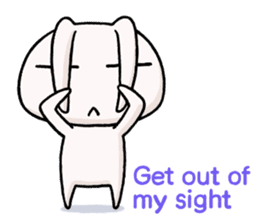 bird! plane! no, It's SuperRabbit! sticker #12878219