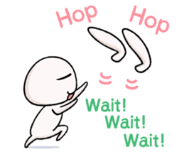 bird! plane! no, It's SuperRabbit! sticker #12878221